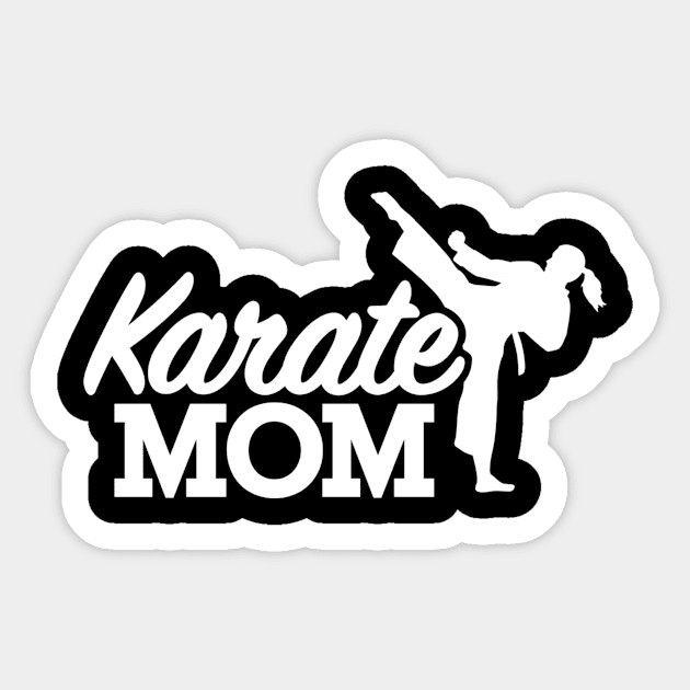 Karate Mom Sticker by Designzz